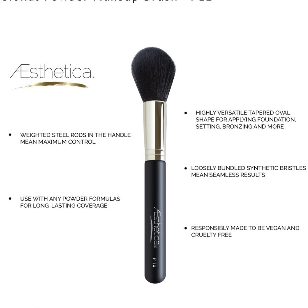 Aesthetica - P12 Powder Makeup Brush